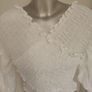 Zara white crop off shoulders blouse UK8 EU36 Postage included Image 2