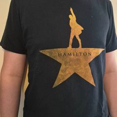 Hamilton T-shirt and pencil case/makeup bag