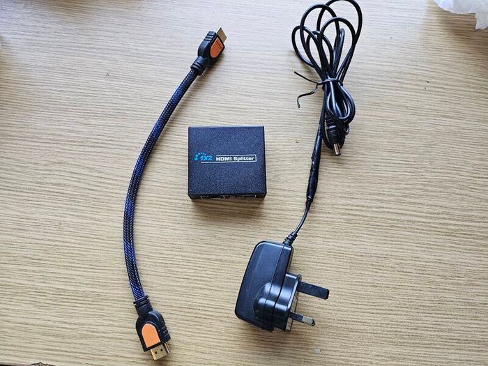 4K hdmi splitter 1 in 2 out