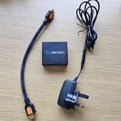 4K hdmi splitter 1 in 2 out