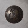 1867 Italian 5 Centesimi M mint Mark Image 2