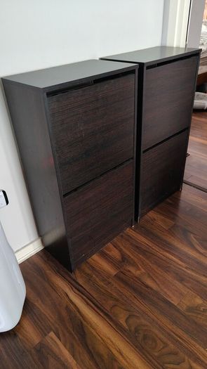 shoe cabinet 15e each or two for20e
