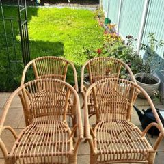 Set of 4 garden chairs