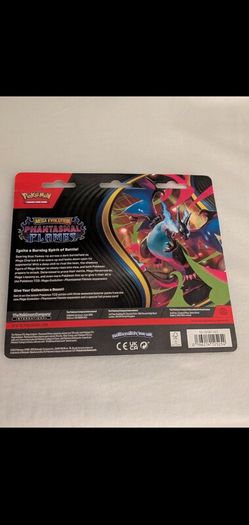Pokemon Phantasmal Flames 3 Pack Blister Weavile