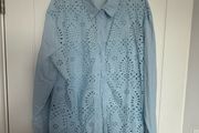 Long Tall Dally - Light Blue Blouse Size 18