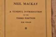 Niall Mackay. A Tunefull Introduction To The Third Position For Voilin. Augener London. Stainer And Bell Ltd New York. Galaxy Music Corporation..