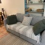 2 seater sofa with pillows Image 2