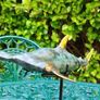 Hammerhead Shark - Patinated Bronze With Gold Accents Image 9