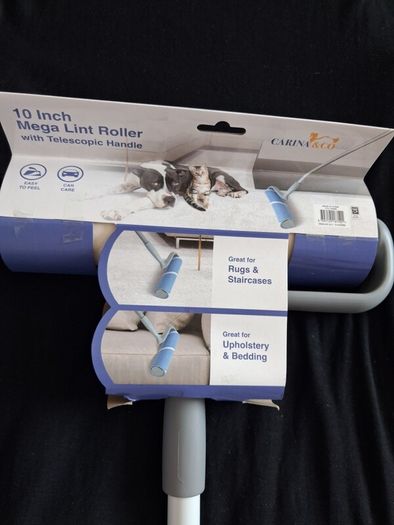 Brand New Carina & Co Mega Lint Roller With Telescopic Handle x25 Sheets - RRP - 13.99