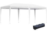 6 x 3m Pop Up Gazebo, Double Roof Foldable Canopy Tent, Wedding Awning Canopy (FREE SHIPPING)