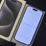 iphone 15 Pro, 256GB, Blue Titanium, Unlocked Image 2
