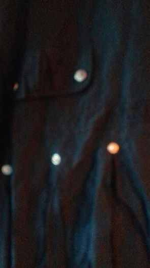 Long black taffeta material