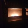 Glass Cabinet with lights, comes in two halves for easy transport Image 3