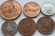 Gibraltar 6 Coins 1p &amp; 2p &amp; 5p 1991- 2015