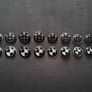 BMW Badges Front/Rear/Wheel Caps/Steering Wheel Badges Brand New Image 4