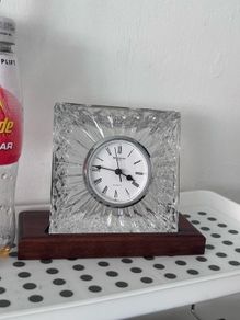 Top quality Waterford crystal mantle clock
