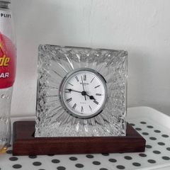 Top quality Waterford crystal mantle clock