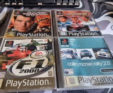 Ps1 4 games bundle, racing, James Bond