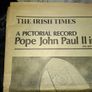 The Irish Times Newspaper Pope John Paul II in Ireland, covering his historic 1979 pastoral visit, Postage Available or Collection Image 3
