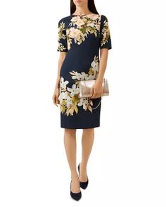 NEW - HOBBS flower print dress UK 14