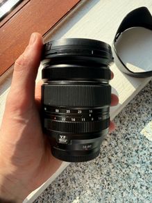 Fujifilm 16-80mm f/4 R OIS WR lens for Fuji X-mount cameras.