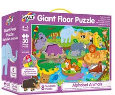 Galt Giant Floor Puzzle 30 Pieces Alphabet Animals