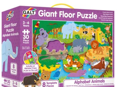 Galt Giant Floor Puzzle 30 Pieces Alphabet Animals