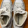 Converse All Star Chuck Taylor Eve Lift Glitter Girls Silver Hi Top Platform Trainers UK3.5 EUR36 Image 7