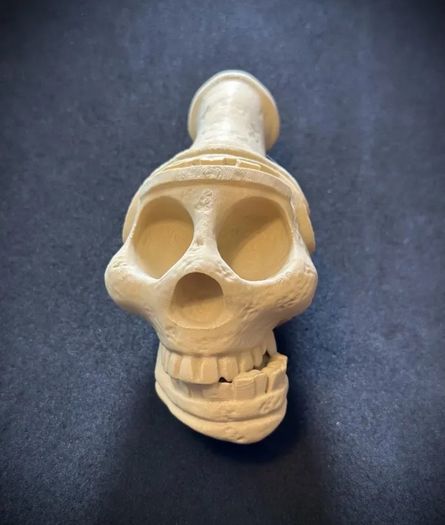 3d printed Aztec death whistle