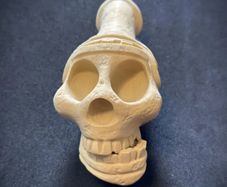 3d printed Aztec death whistle