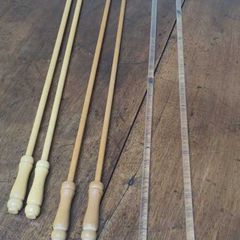 Curtain pull rods