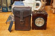Antique G.E.C. Galvanometer with Leather Case