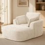 Softy Compressed Indoor Lounge Sofa Chair - Beige Image 3