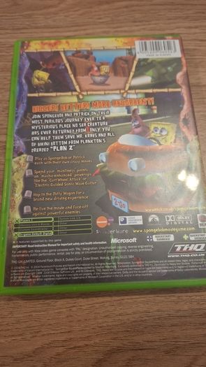 SpongeBob Squarepants The Movie Xbox