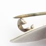 925 Vintage Sterling Silver Turquoise Brooch, 1982 Image 5