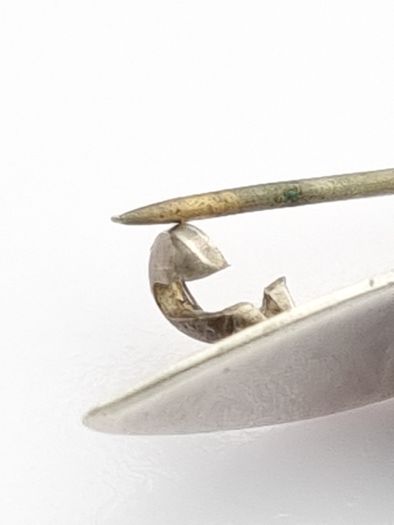 925 Vintage Sterling Silver Turquoise Brooch, 1982