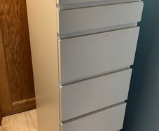 IKEA malm tall 6 Drawers unit with mirror