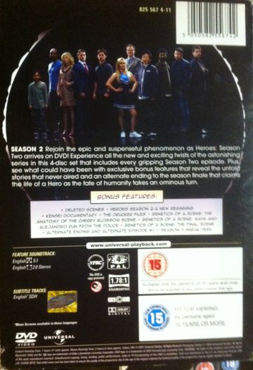 Heroes - Season 2 [DVD TV Boxset]