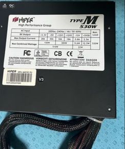 Desktop power supply ( Hiper 530 watts PS for sale)