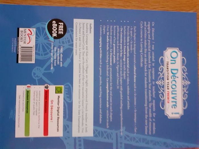 On decouvre Transition Year French