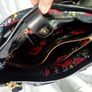NICA London Black Leather Bag with a Matching Tote Shopper Image 3