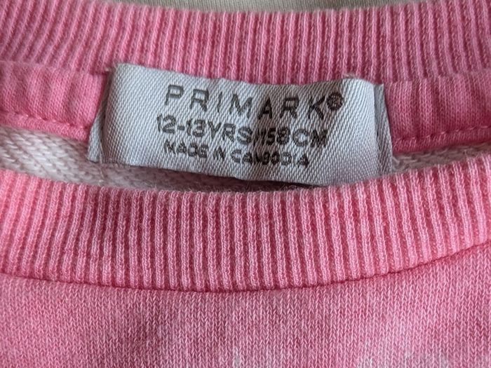 Pink jumper age 12-13