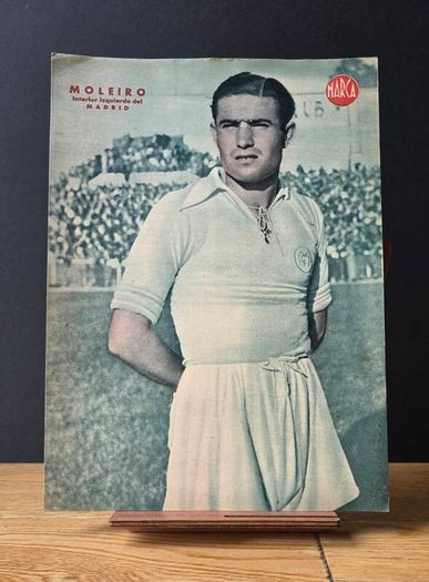 12 Original Real Madrid MARCA Player Posters  1945 Vintage Football