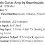 Electric guitar plus case and amp and other pieces Image 5