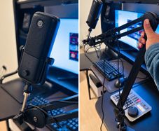 Elgato Wave:3 USB Microphone + Desk Boom Arm