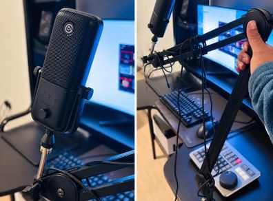 Elgato Wave:3 USB Microphone + Desk Boom Arm