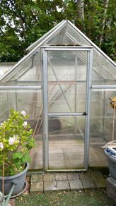 Aluminium Greenhouse with Perspex Panels