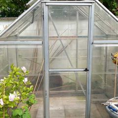 Aluminium Greenhouse with Perspex Panels