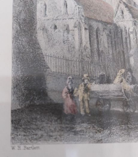 William Bartlett "St. Patrick's Cathedral, Dublin" Framed Artwork