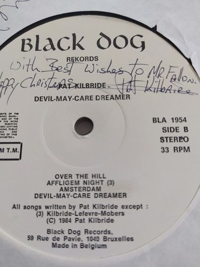 1984 Vinyl/ signed / Pat Kilbride/Devil- may-care dreamer